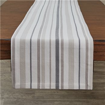 Haven Stripe Woven Table Runner 15X72