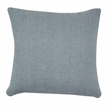 Herringbone Pillow Cover 18" Blue