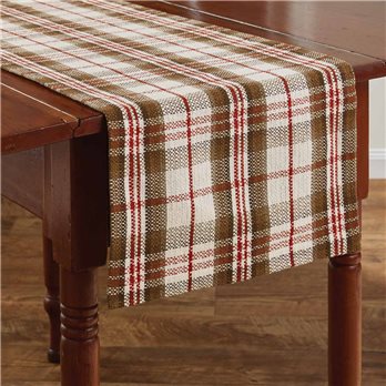 Harper Plaid Table Runner 15X72