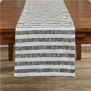 Ziva Table Runner 15X72 Black