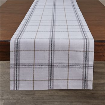 Bistro Plaid Table Runner 15X72