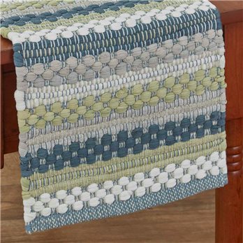 Dew Drop Chindi Table Runner 13X54