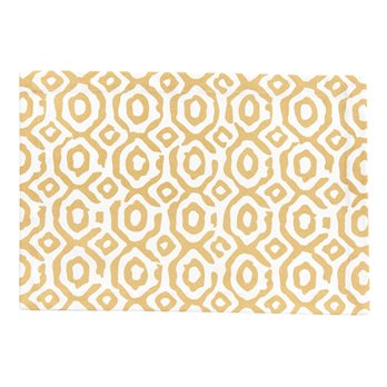 Golden Geo Placemat