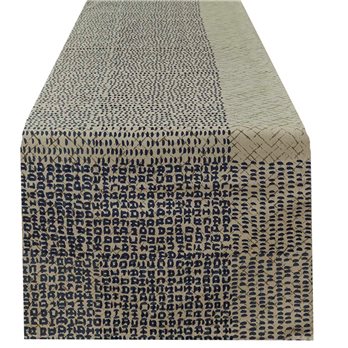 Criss Cross Table Runner Midnight 15X72