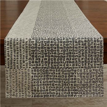 Criss Cross Table Runner Slate 15X72