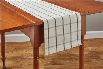 Mercantile Windowpane Table Runner 13X54