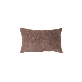 Rib Pillow Cover Mocha 20"X12"