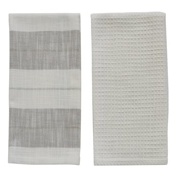 Patience Woven Towels - Set Of 2