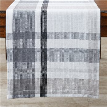 Mason Plaid Table Runner 15X72