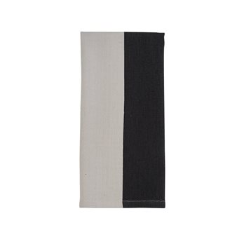 Ebony & Ivory Color Block Towel