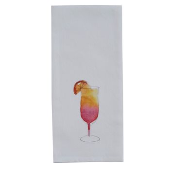 Tropical Drink Towel - Sunrise