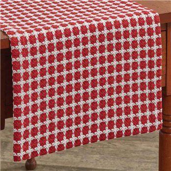 Crossings Table Runner 13X36 Red