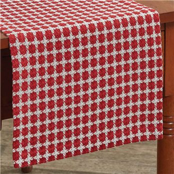 Crossings Table Runner 13X54 Red