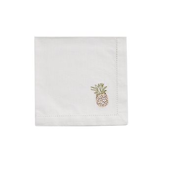 Embroidered Napkin Pineapple