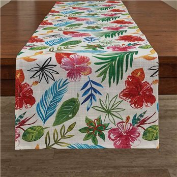 Tropical Paradise Table Runner 15X72