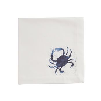 Deep Blue Sea Printed Crab Napkin