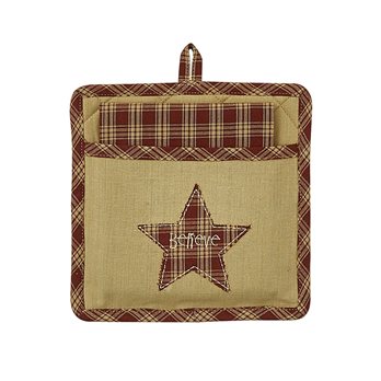 Believe Star Pocket Pot Holder Set