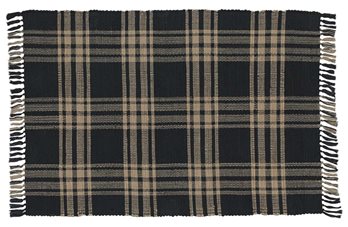 Sturbridge Rag Rug 36X60 Black