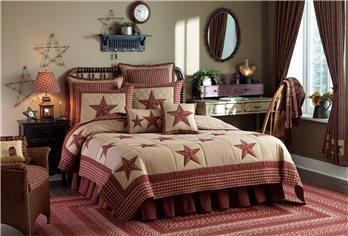 Sturbg Patch King Bed Skirt Winen