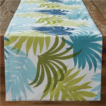 Paradise Palm Table Runner 15X72