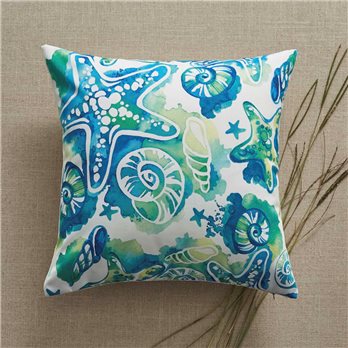 Sealife Print Pillow Cover