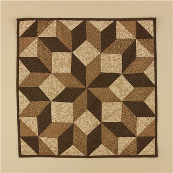 Shades Of Brown Quilt Sq 32X32