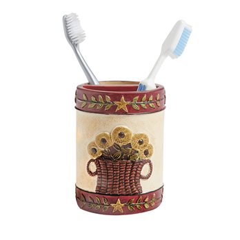 Folk Crow Bath Toothbrush Hold