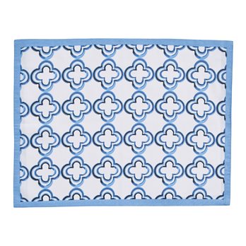 Geo Reversible Placemat - Blue