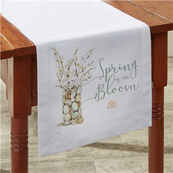 Spring In Bloom Table Runner 13X36