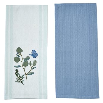 Eucalyptus Greens 2 Dishtowel Set