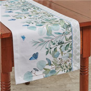 Eucalyptus Greens Table Runner 13X36