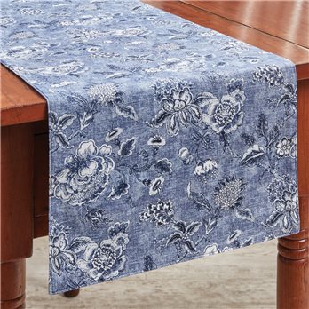 Chinois Floral Table Runner 13X36