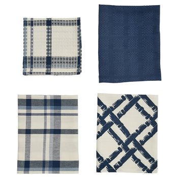 Bamboo Trellis 3 Dishtowel/Discloth Set