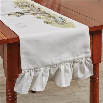 Spring Garden Table Runner 13X48