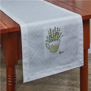 Herb Garden Table Runner 13X54