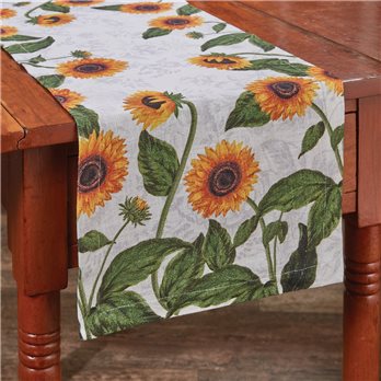 Sunflower Toile Table Runner 13X36