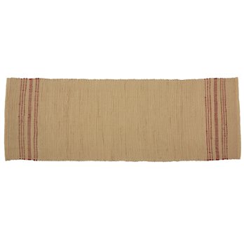 Rustic Stripe Chindi Rug Runner 2X6