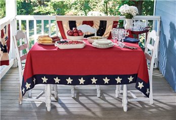 Star Spangled Table Cloth 54X54