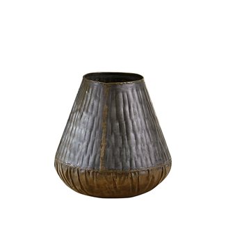 Tapered Vase Short Bronze