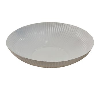 Corrugated Bowl 16 White