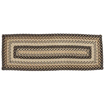 Cornbread Braided Rectangle Rug Runner 2X6