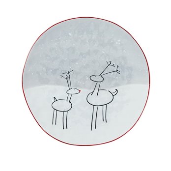 Reindeer Games 8"" Plate