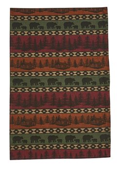 Mountain Bear Jacquard Dishtowel