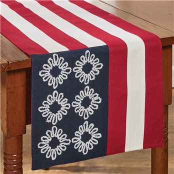 Flag Table Runner 14X42