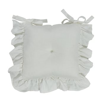 Colette Ruffle Chair Pad
