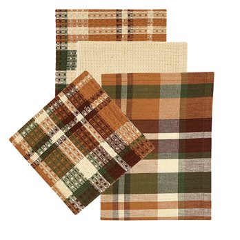 Woodbourne 3 Dishtowel/1 Dishcloth Set