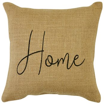 Home 10" Sentiment Pillow