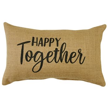 Happy Together 12"X7" Sentiment Pillow