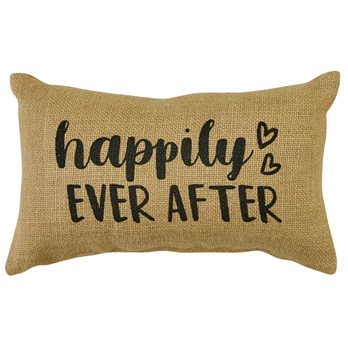 Happily Ever After 12"X7" Sentiment Pillow