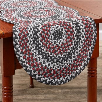 Limestone Braided Table Runner 15X34